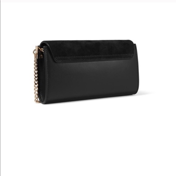 Chloe Faye Mini Black Leather Crossbody Bag - Picture 2 of 9